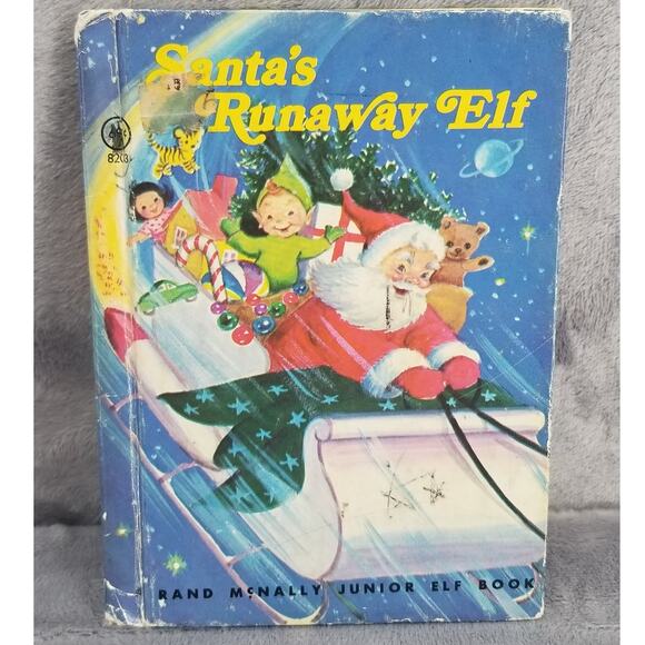 1977 Santa's Runaway Elf by Jean Lewis PEN Marks - Picture 1 of 7